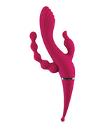 Gender X Four by Four Vibrator - Burgundy Gender X
