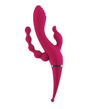 Gender X Four by Four Vibrator - Burgundy Gender X