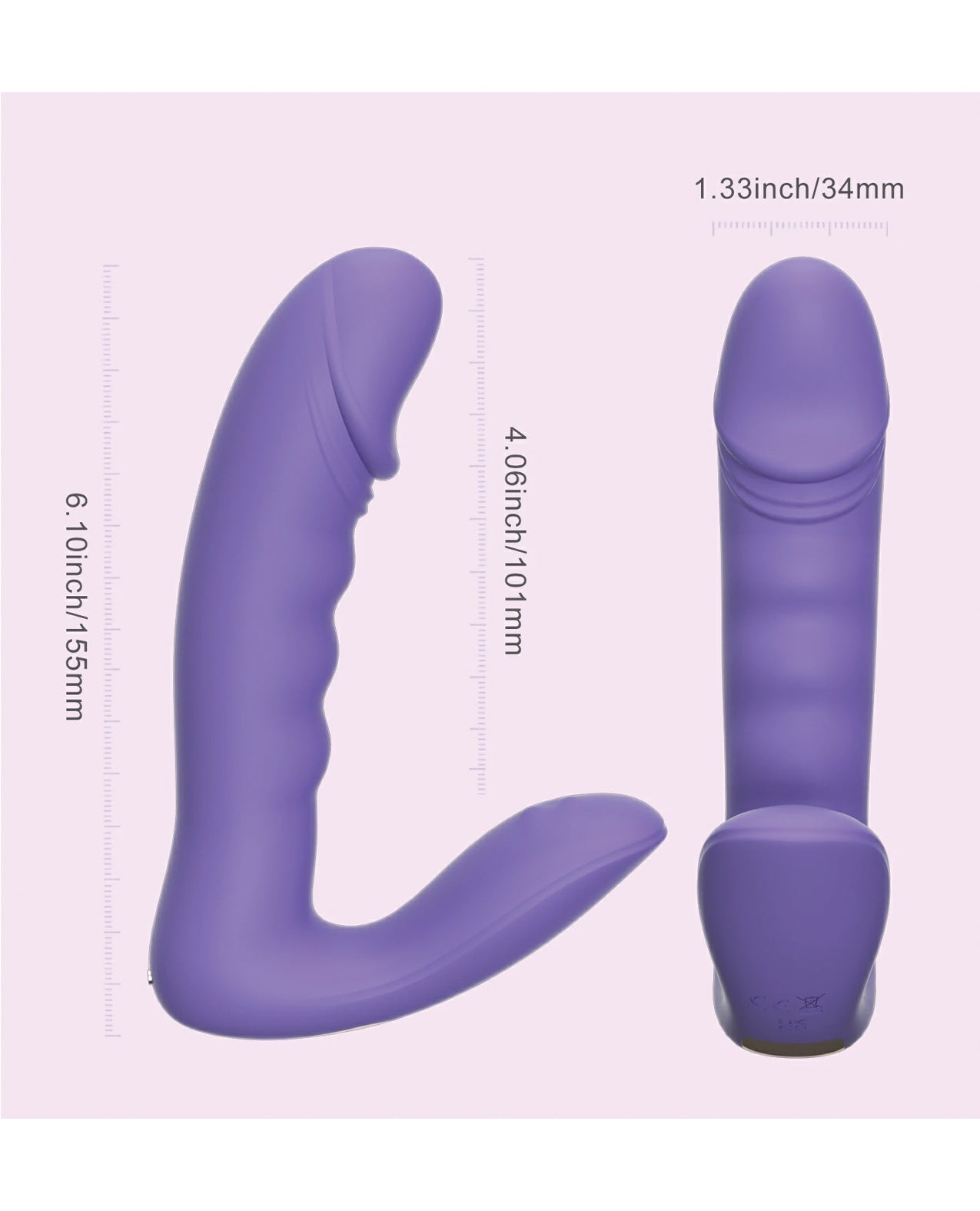 Honey Play Box RORA App-Controlled Rotating G-Spot Vibrator & Clitoral Stimulator | Purple