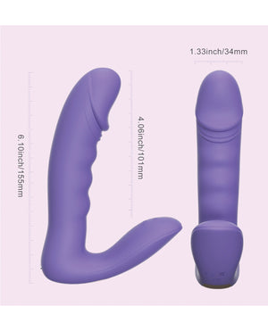 Honey Play Box RORA App-Controlled Rotating G-Spot Vibrator & Clitoral Stimulator | Purple