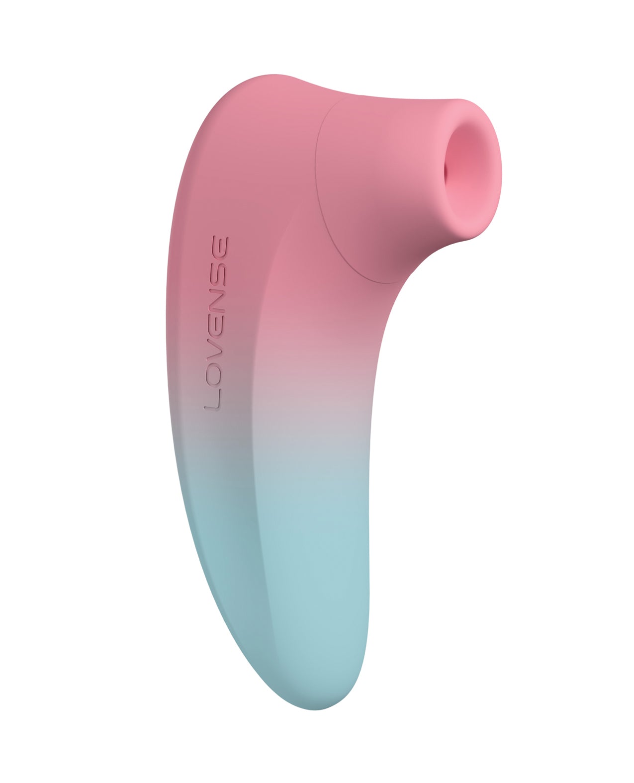 Gradient pink to blue Lovense Tenera 2 Bluetooth Clitoral Suction Stimulator  with 'LOVENSE' branding on a white background