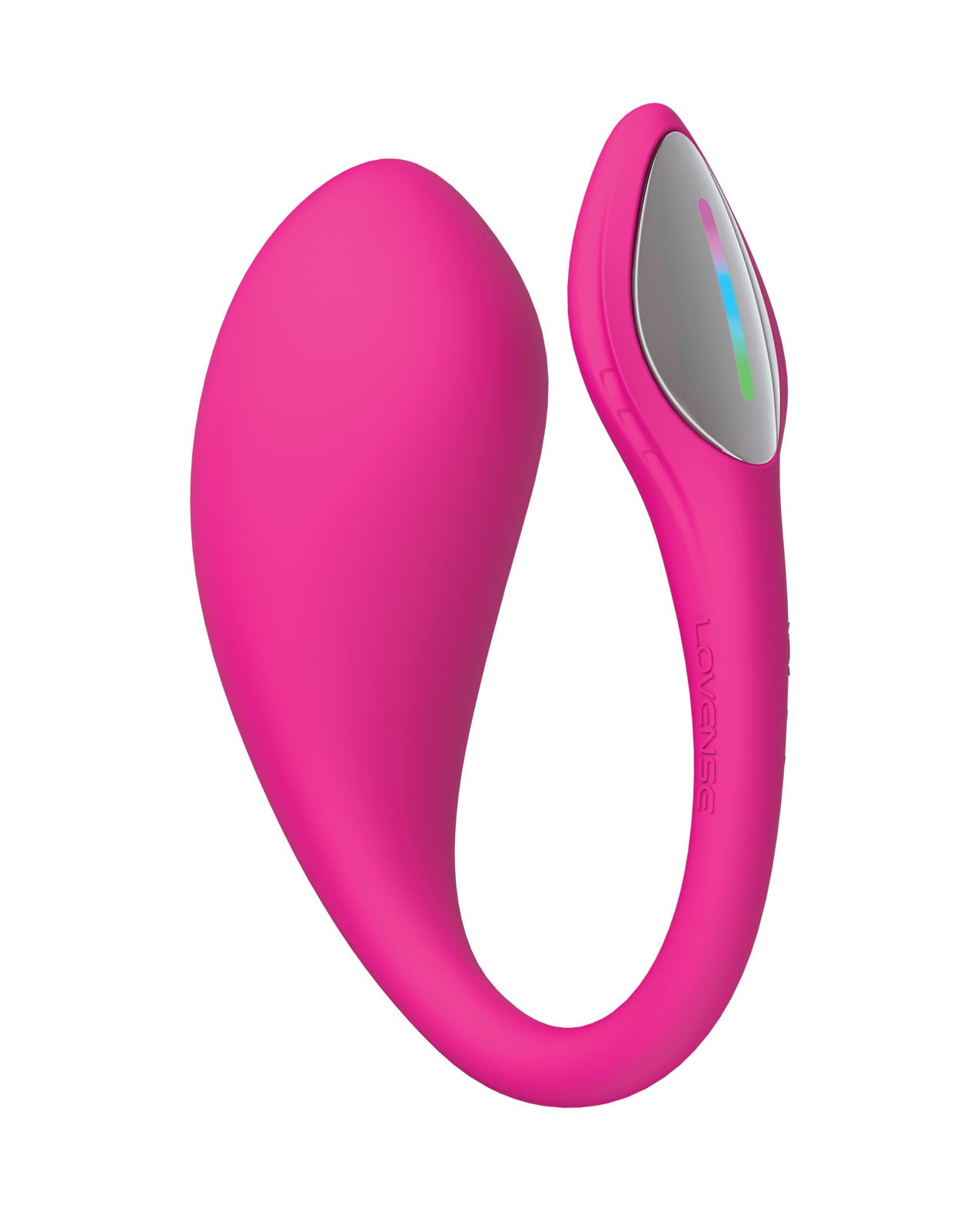 Pink Lovense Lush 4.0 Bluetooth G-Spot Egg Camming Vibrator on a white background