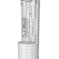 Lovense Max 2 Rechargeable Male Masturbator with White Case cutaway view showing the internal textured sleeve and motor, no packaging