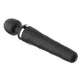 Black handheld Lovense Domi 2 Flexible Rechargeable Mini Wand device on a white background