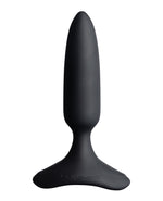 black butt plug on a white background