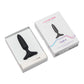Black anal plug device in a white box with 'LOVENESS' branding on a white background