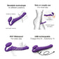 Strap-On-Me Strap On Me Vibrating Bendable Strapless Strap On Medium