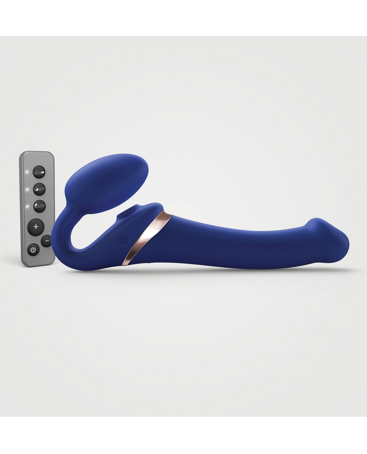 Strap-On-Me Strap On Me Multi Orgasm Bendable Strapless Strap On Medium - Night Blue