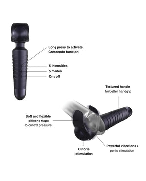 Manwan EVO Original Handle Wand - Black Plum Manwan