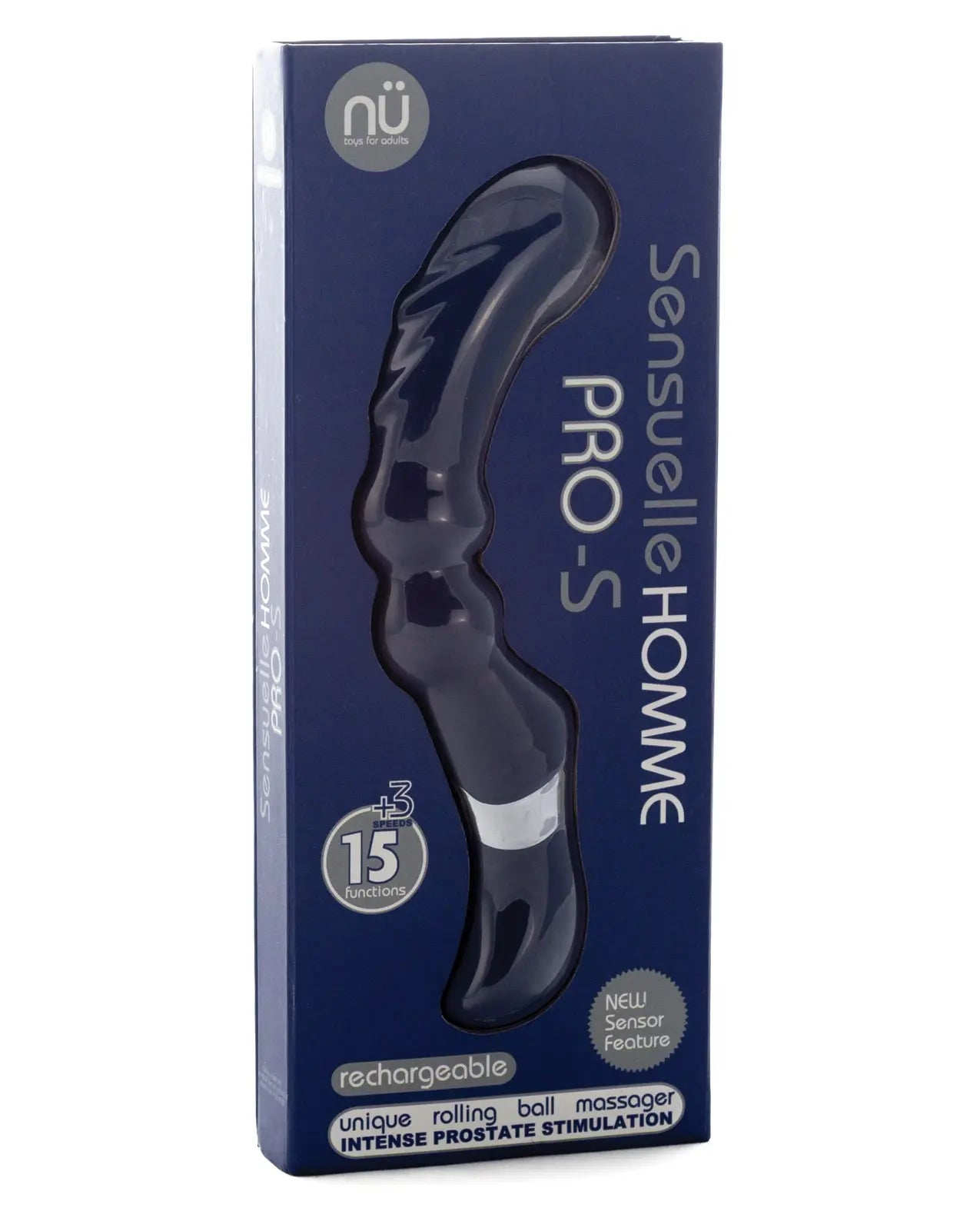 Nu Sensuelle Homme Pro S Prostate Massager - Navy Blue Nu Sensuelle