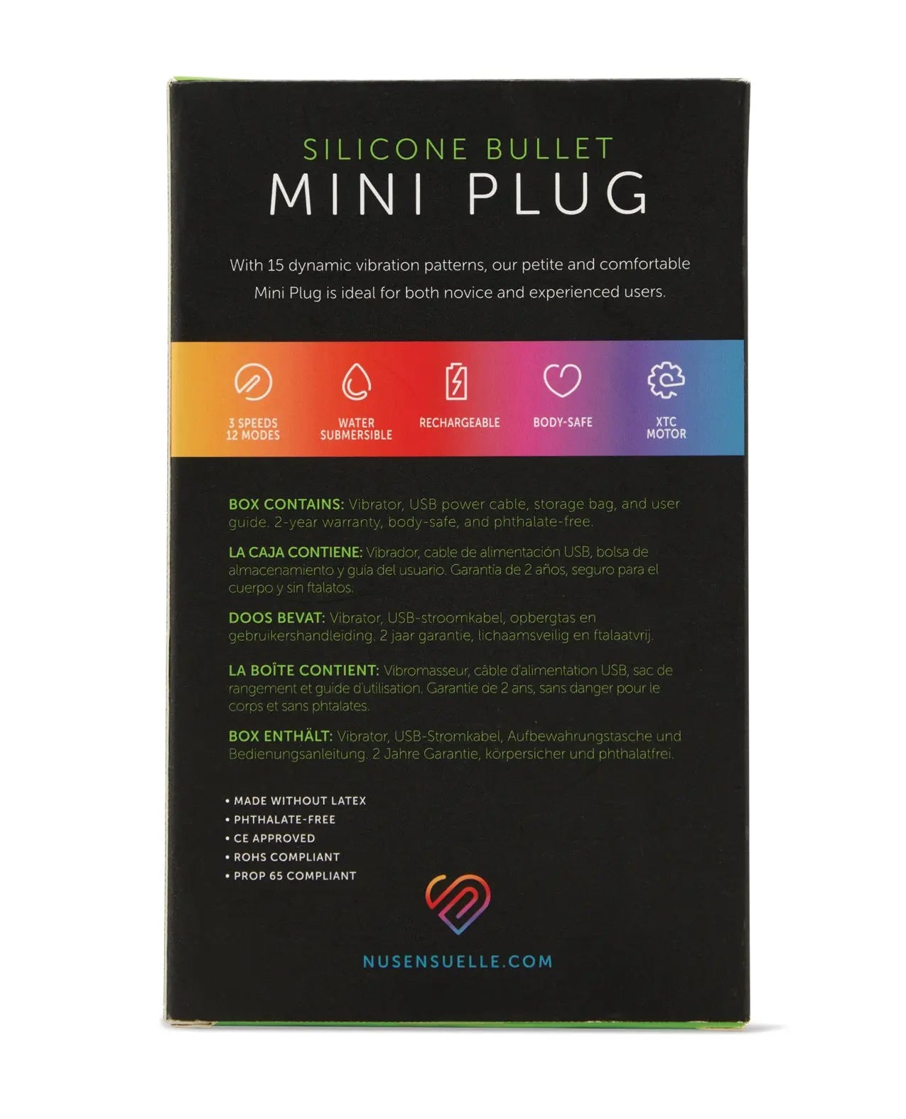 Nu Sensuelle Mini Butt Plug Nu Sensuelle