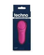 Techno Lucy App Controlled Panty Vibe with Magnet - Magenta Techno