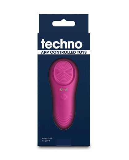 Techno Lucy App Controlled Panty Vibe with Magnet - Magenta Techno