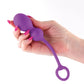 Techno Bop Butt Plug with Cock Ring - Violet