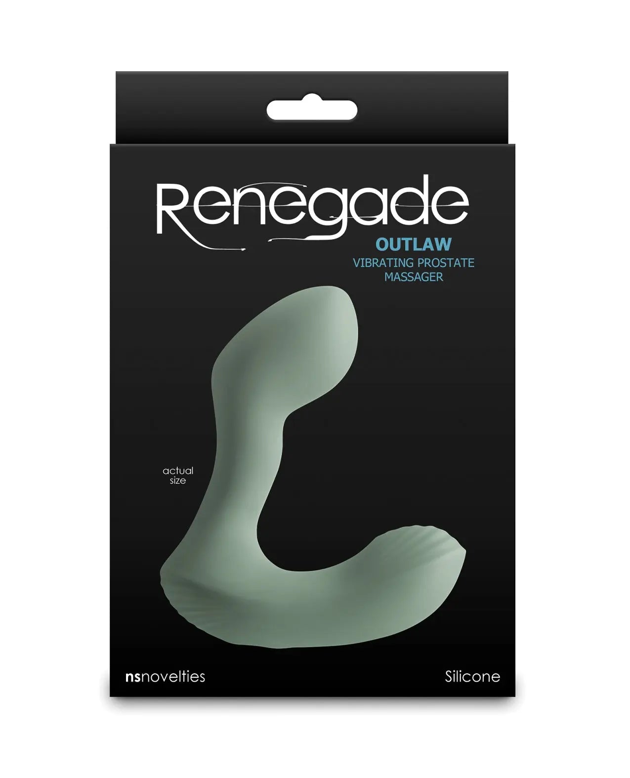 Renegade Outlaw Vibrating Prostate Massager - Sage Renegade