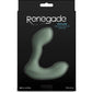 Renegade Outlaw Vibrating Prostate Massager - Sage Renegade