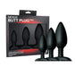 Nexus Butt Plug Trio Set 3 Solid Silicone Butt Plugs S M L Nexus