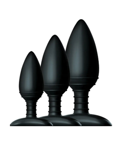 Nexus Butt Plug Trio Set 3 Solid Silicone Butt Plugs S M L Nexus