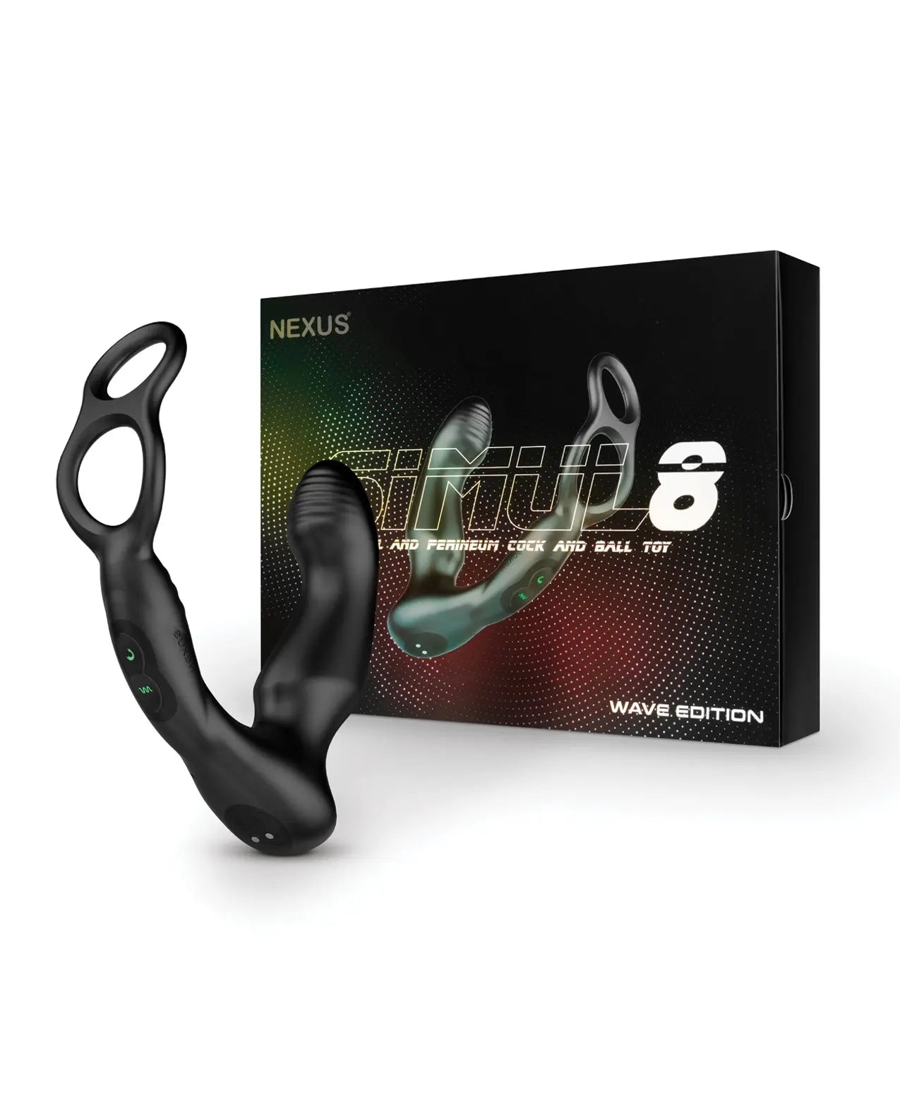 Nexus Simul8 Wave Dual Cock Ring Prostate Massage Nexus