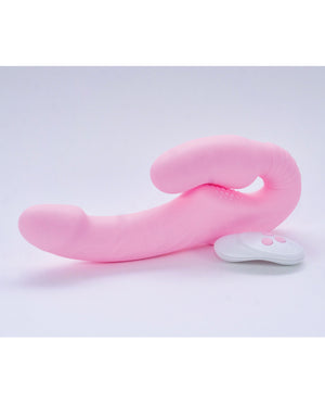 Sublime Togetherness Silicone Strapless Strap On with Remote Control