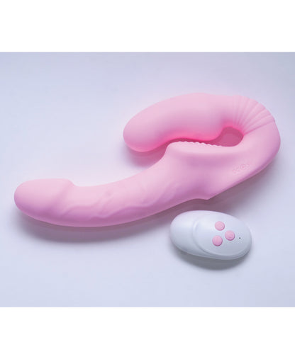 Sublime Togetherness Silicone Strapless Strap On with Remote Control
