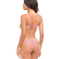 Oh La La Cheri Glinda Mesh 2 pc Set with Floral Embroidered Details - Pink & White LG Oh La La Cheri