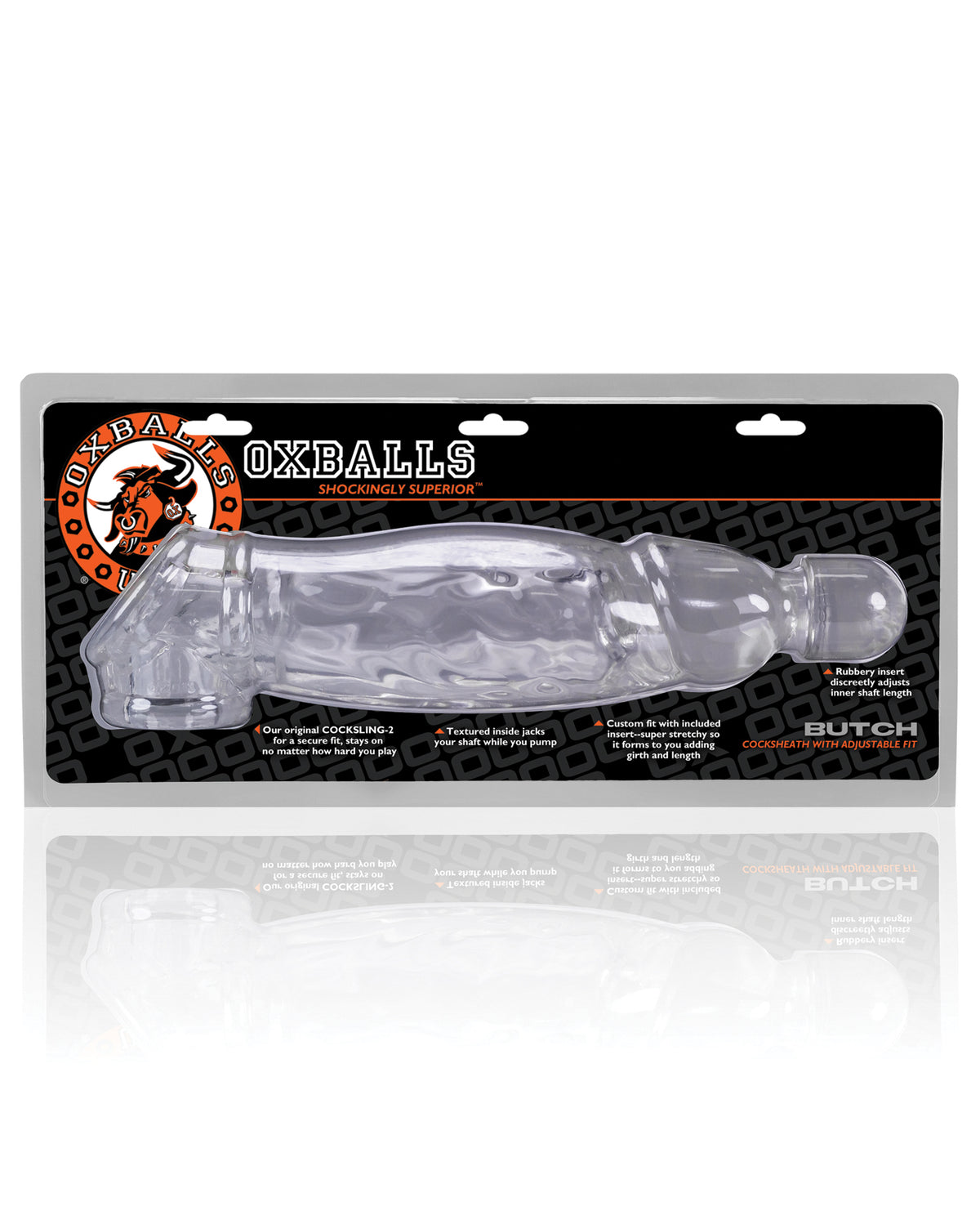 Oxballs Butch clear cocksheath product image