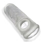Oxballs Dicker Adjust-Fit Extender rear view showing the base with its main sheath opening and a smaller retention opening