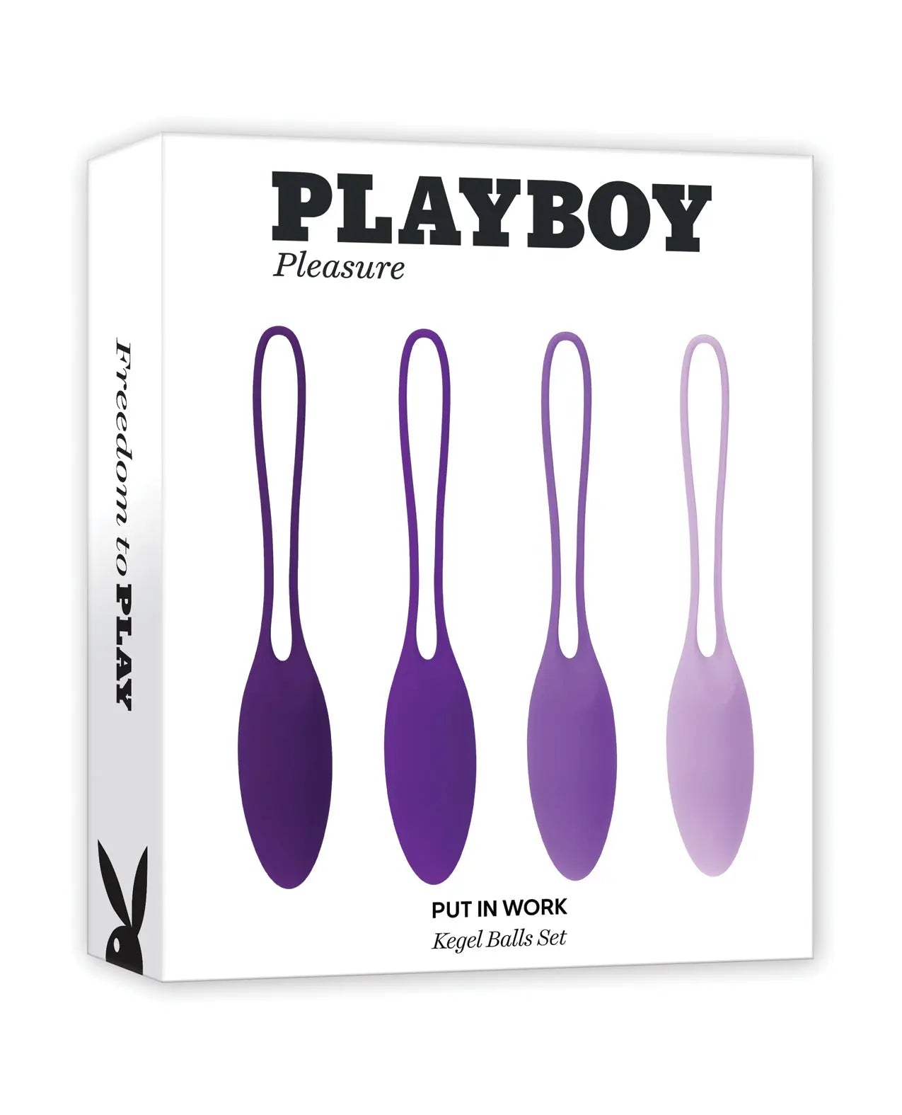 Playboy Pleasure Put In Work Kegel Set - Acai/Ombre Playboy