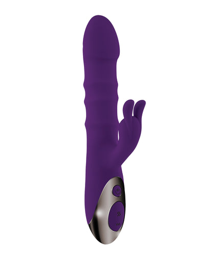 Playboy Pleasure Hop To It Rabbit Vibrator - Acai