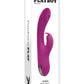 Playboy Pleasure Thumper Rabbit Vibrator - Wild Aster