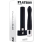 Playboy Pleasure Pleasure Zone Vibrator - 2 AM Black Playboy