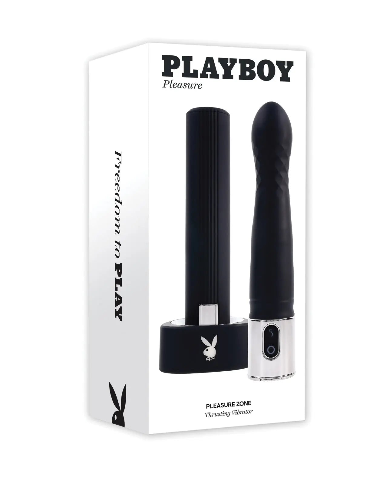 Playboy Pleasure Pleasure Zone Vibrator - 2 AM Black Playboy