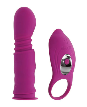 Playboy Pleasure Match Play Dual Vibrator - Fuchsia Playboy