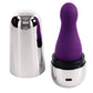Playboy Pleasure The Jet Set Vibrator - Acai/Silver Playboy