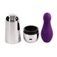 Playboy Pleasure The Jet Set Vibrator - Acai/Silver Playboy