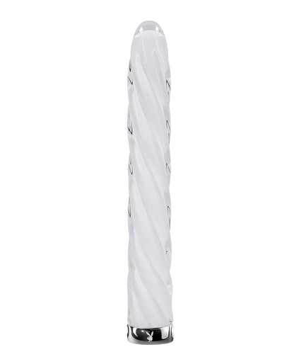 Playboy Pleasure In the Twist Glass Vibrator Playboy