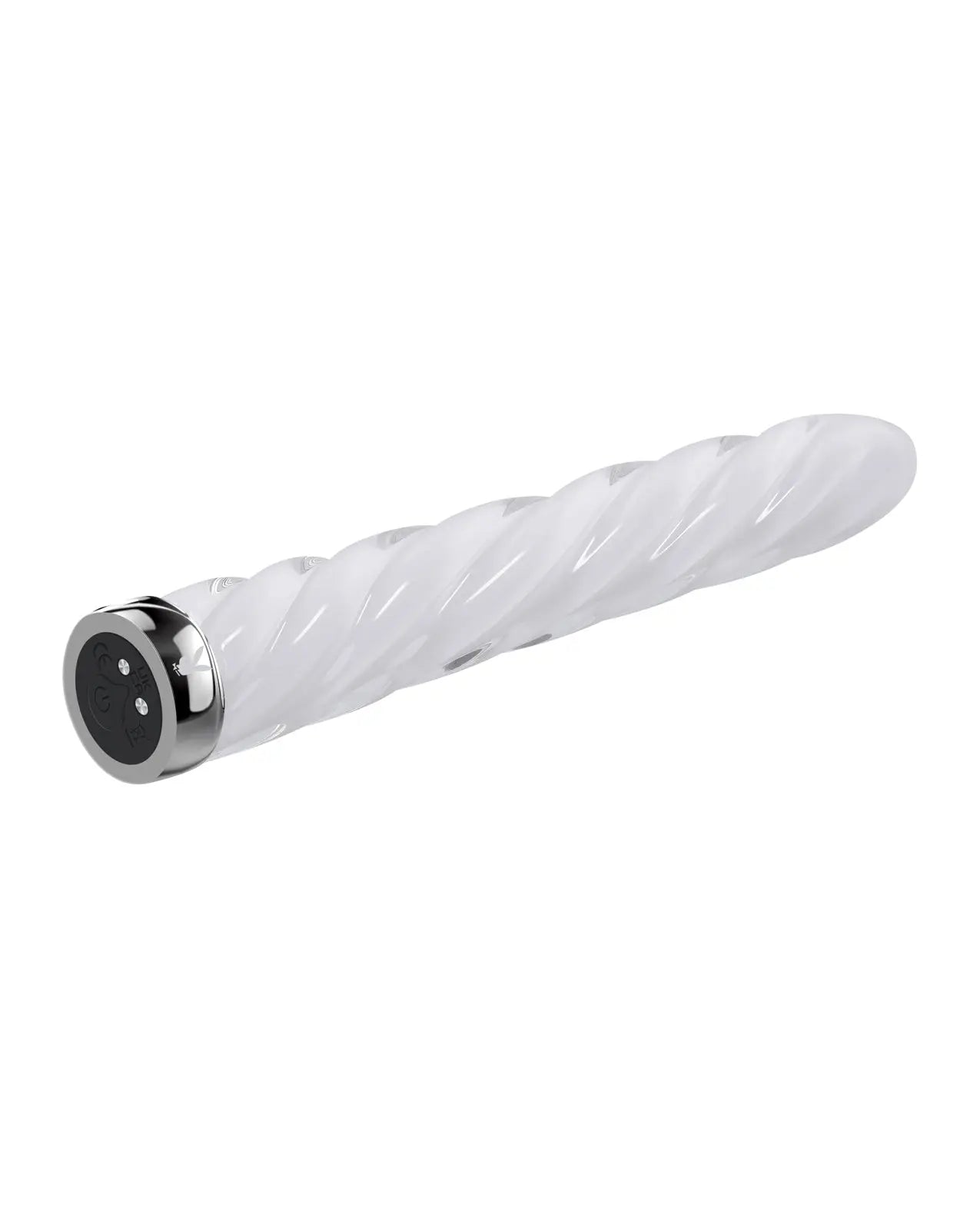 Playboy Pleasure In the Twist Glass Vibrator Playboy