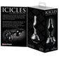 Icicles No. 77 Hand Blown Glass Rose Butt Plug