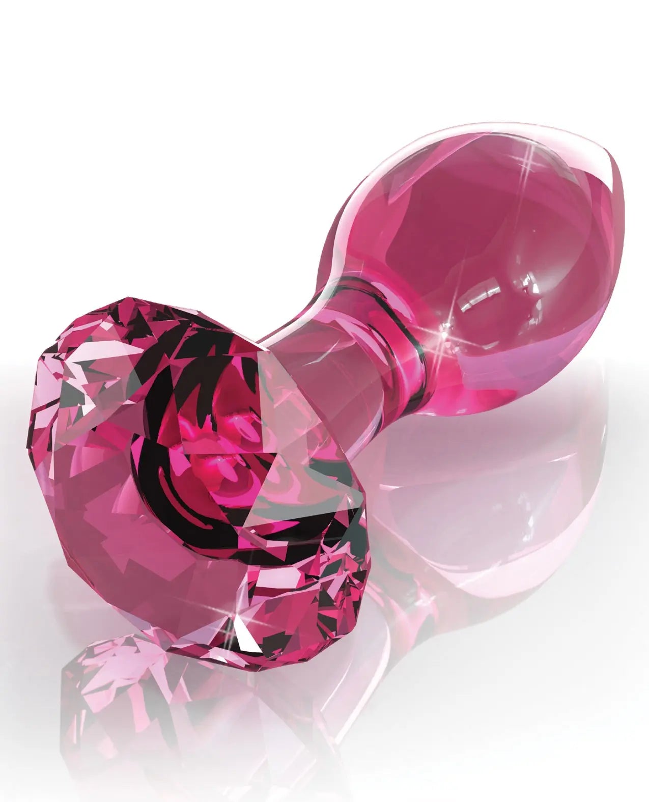 Icicles No. 79 Hand Blown Glass Diamond Butt Plug Icicles