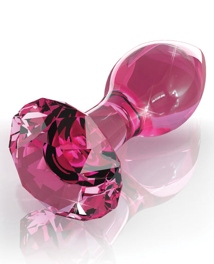 Icicles No. 79 Hand Blown Glass Diamond Butt Plug