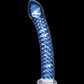 Icicles No. 29 Hand Blown Glass - Clear with Ridges