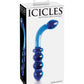 Icicles No. 31 Hand Blown Glass - Blue G Spot