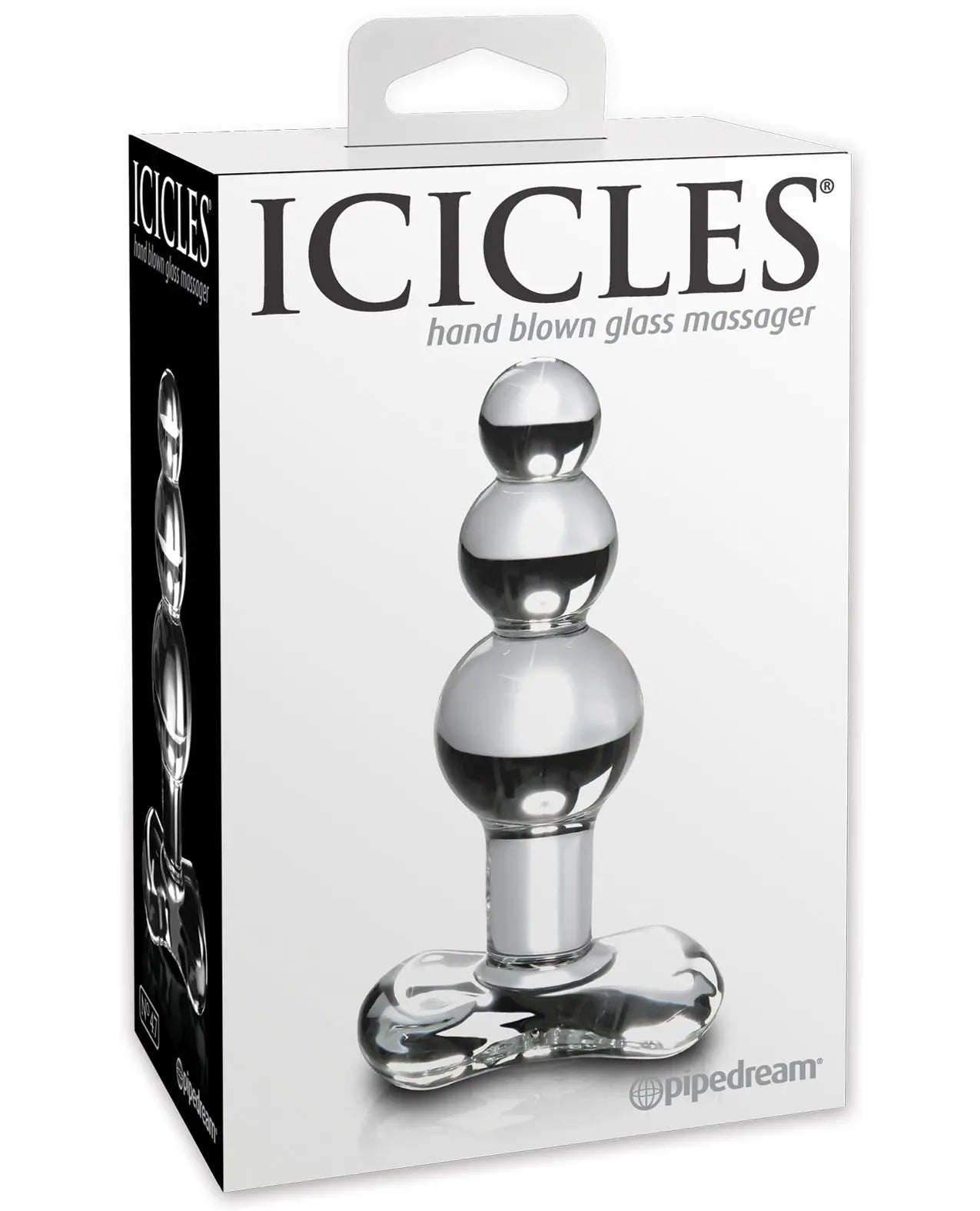 Icicles No. 47 Hand Blown Glass Butt Plug Icicles