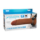 Fantasy X-Tensions Elite 8" Silicone Hollow Strap-on with Harness