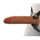 Fantasy X-Tensions Elite 8" Silicone Hollow Strap-on with Harness Fantasy X-tensions