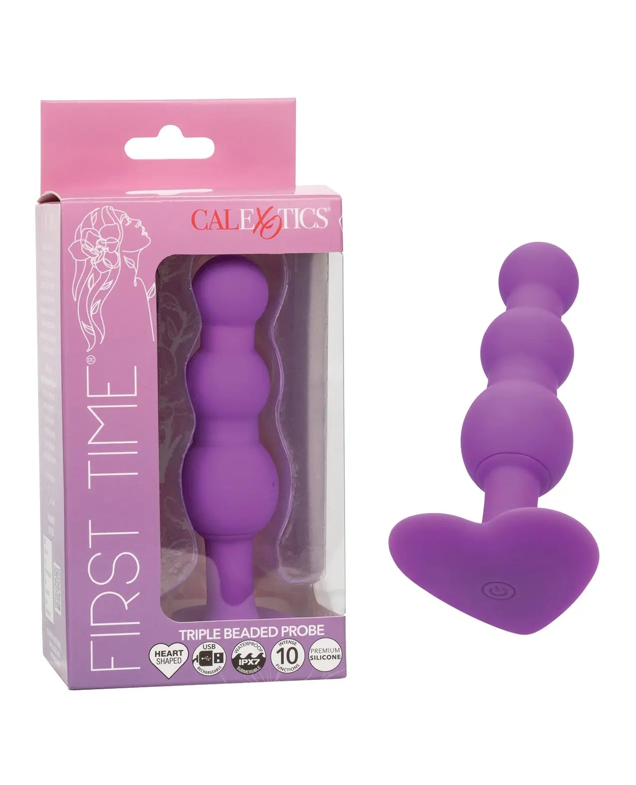 First Time Vibrating Triple Beaded Anal Probe First Time