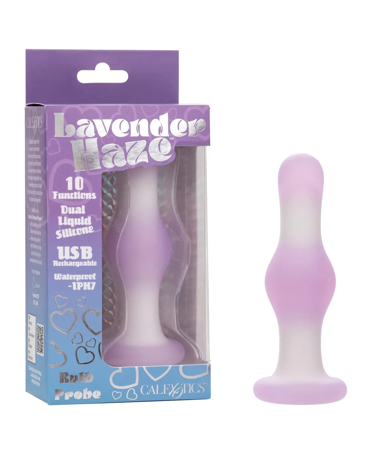 Lavender Haze Bulb Anal Probe - Lavender/White Lavender Haze