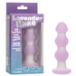 Lavender Haze Beaded Anal Probe - Lavender/White Lavender Haze