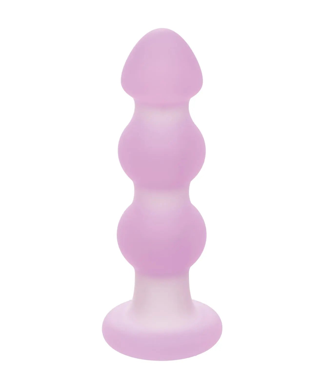 Lavender Haze Beaded Anal Probe - Lavender/White Lavender Haze